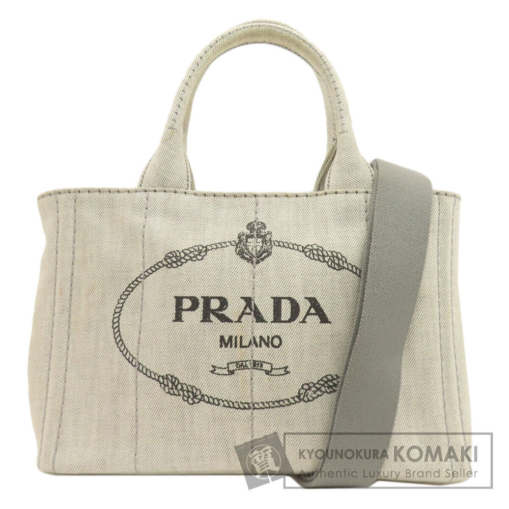Prada Canapa Handbag Canvas